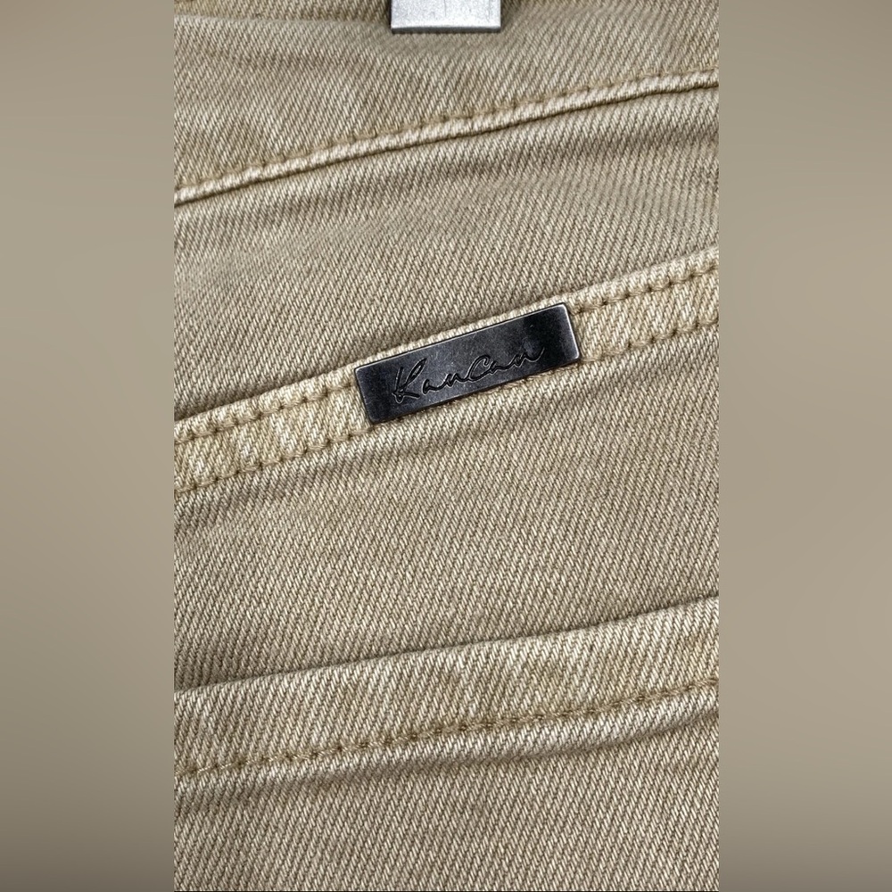 KanCan Women's Brown Frayed Hem Jean Shorts - Picture 6 of 15